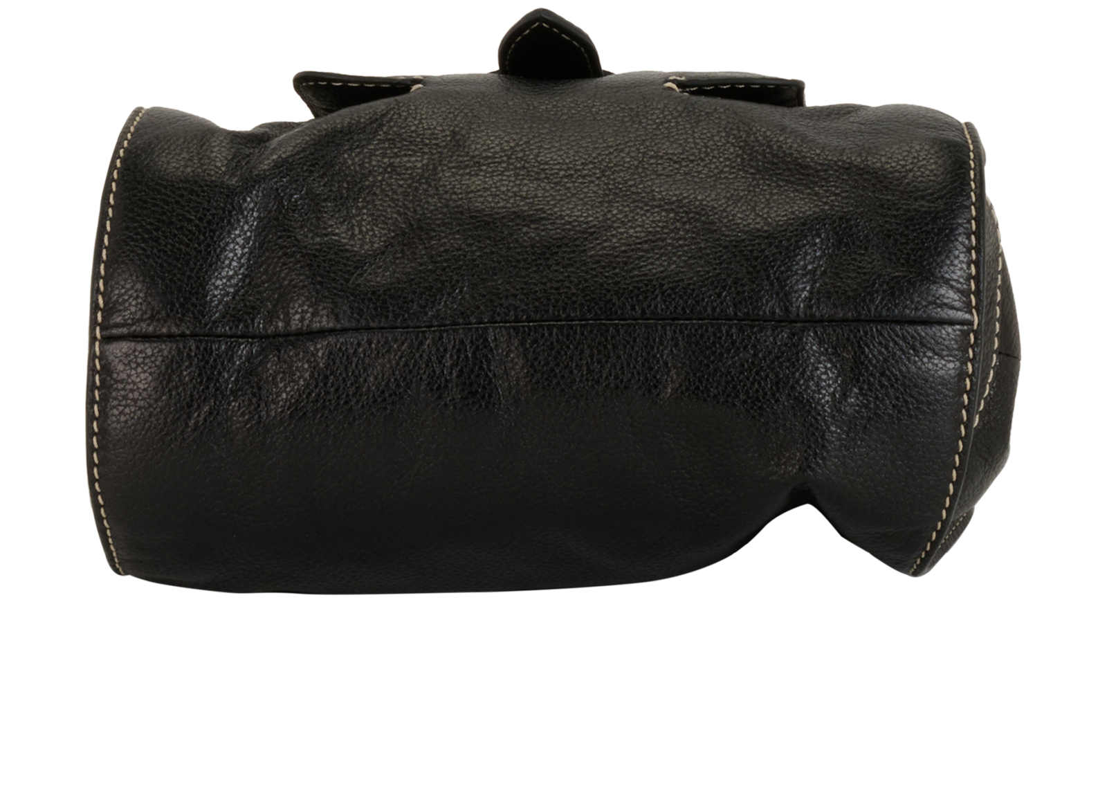 Vintage Shoulder Bag, &pound;250, Handbags, Black, Leather, Top view